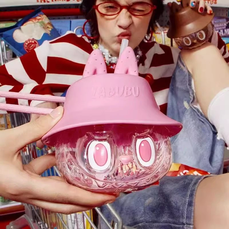 【咪该拆盒】怪味便利店系列-labubu拉布布随行杯盲盒可爱周边潮玩