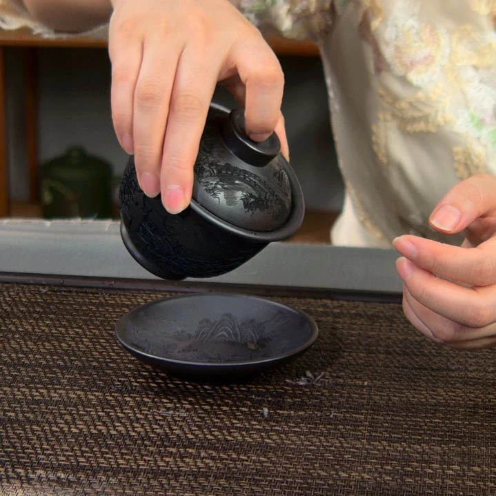 茶杯紫砂高货放漏
