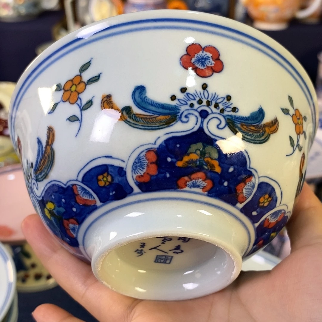 瓷片景德镇陶瓷米饭碗