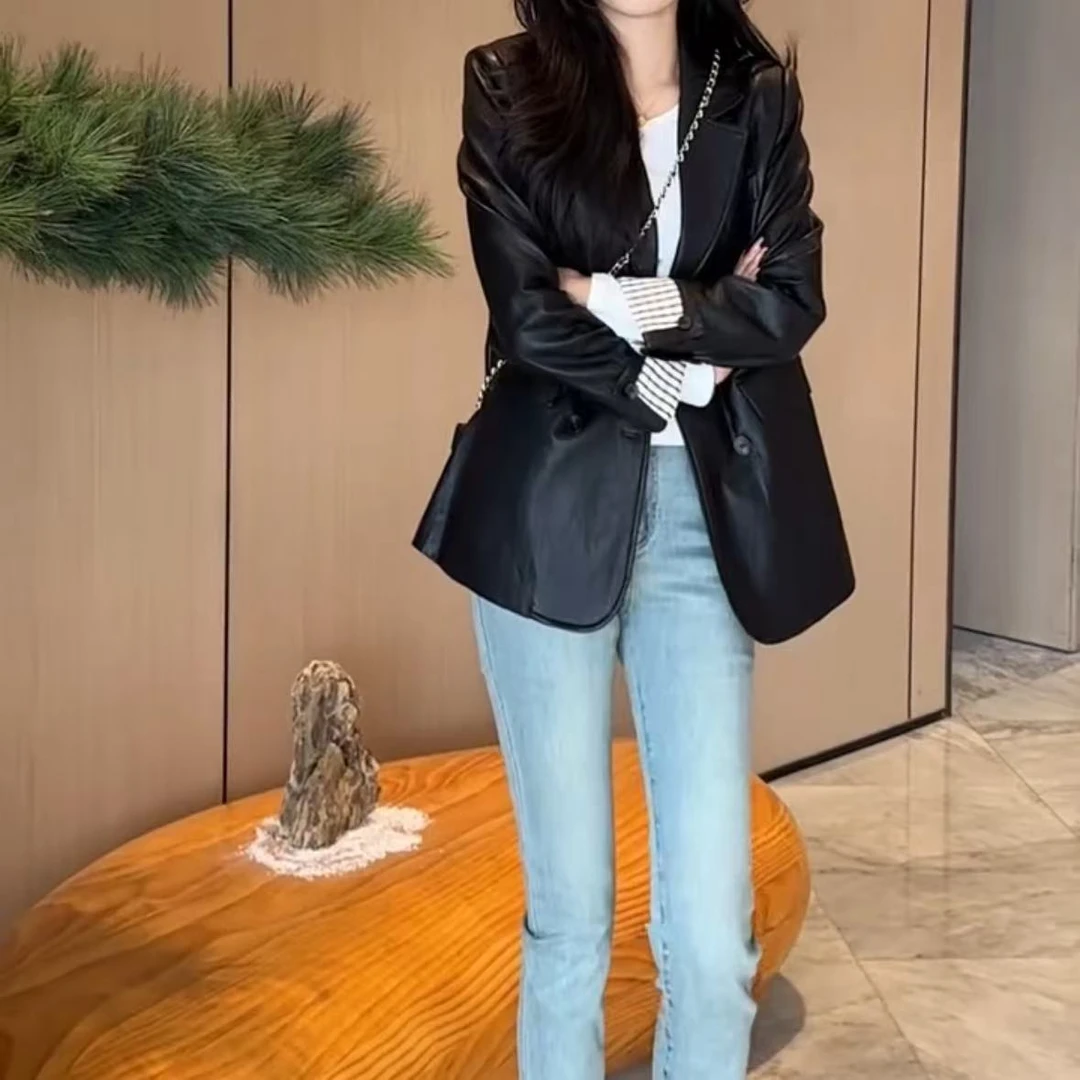 2025春季新款时尚显瘦气质女士网红洋气外套百搭款D7112