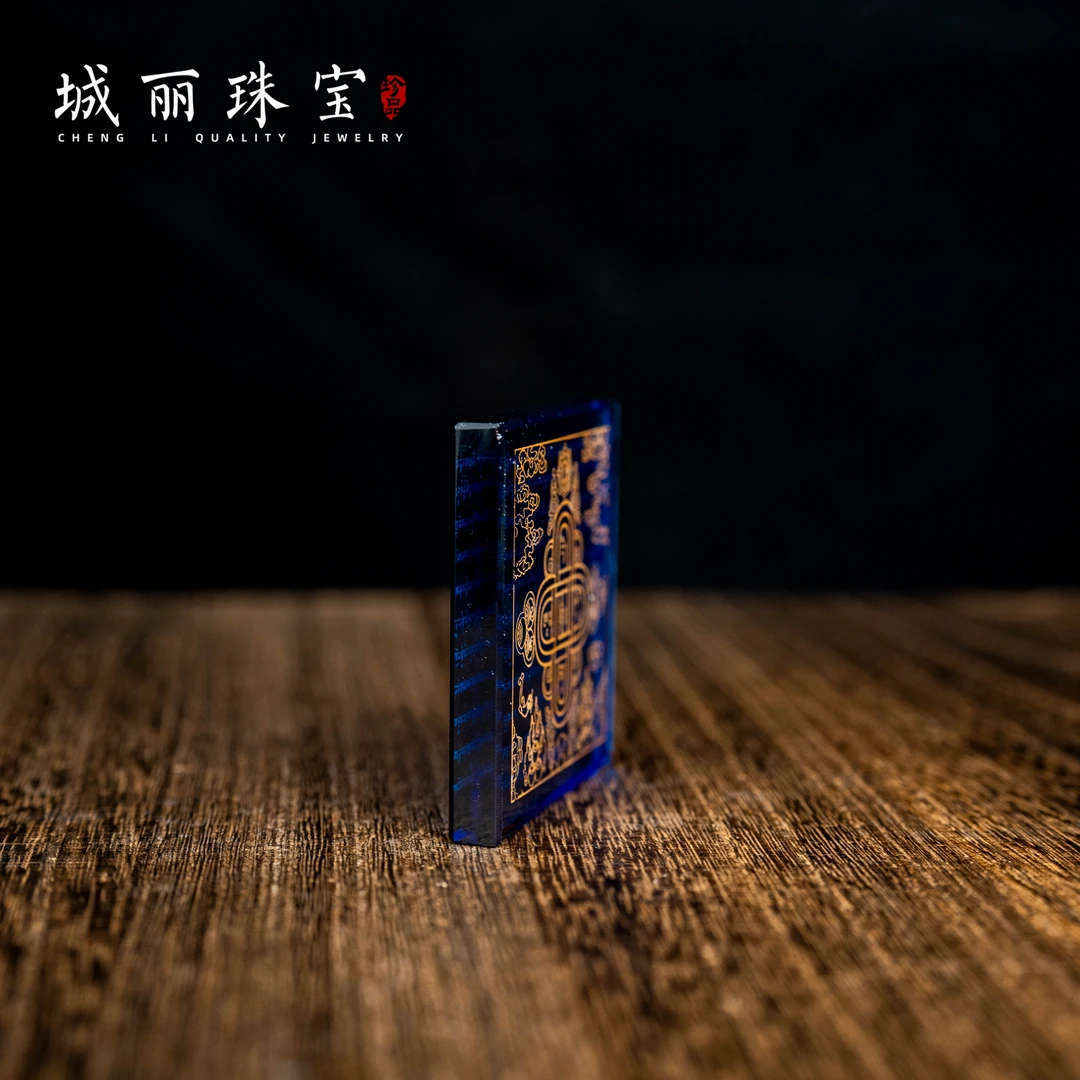 【城丽】龙王坛坛方碑摆件/两个Q08FL-2725