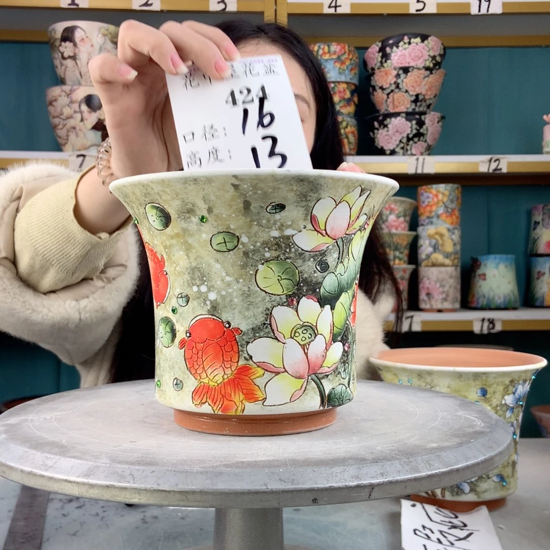 罐景德镇手工瑕疵424