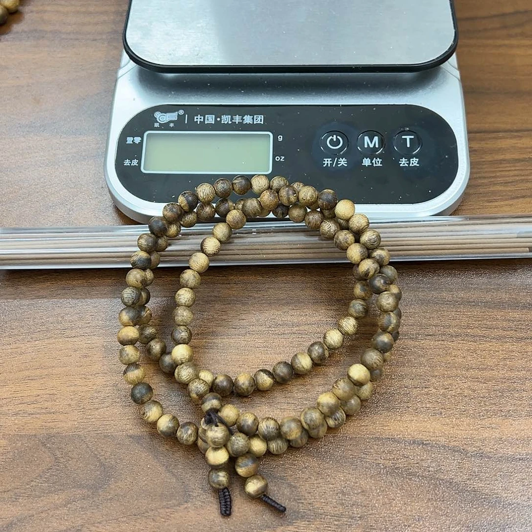 沉香沉香香囊沉香海南白棋0.7圆珠多圈多样性发一