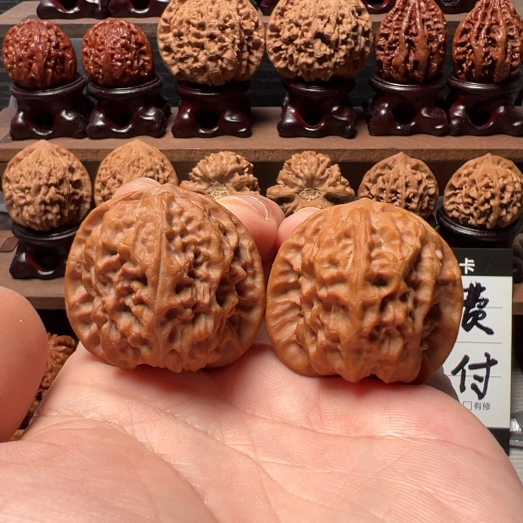 把件文玩核桃38野狼