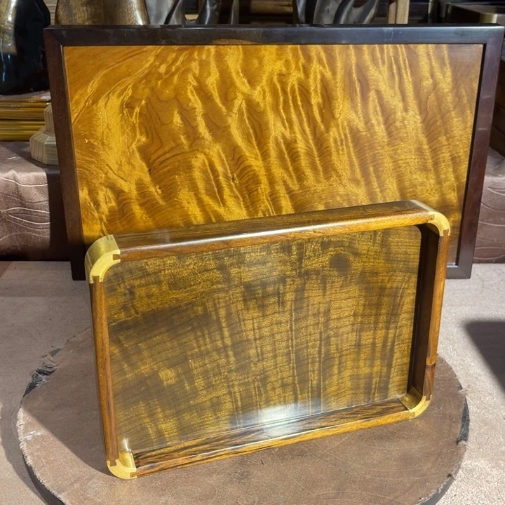 金丝楠杰**恩金丝楠木文盘