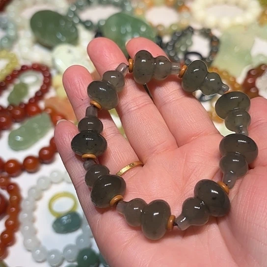 蛇纹石玉未镶嵌手串