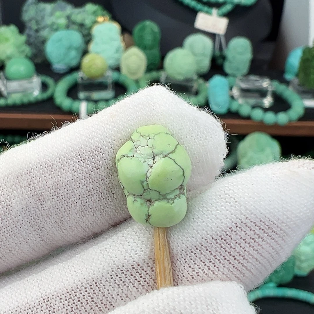 绿松石未镶嵌绿松石主播璐璐