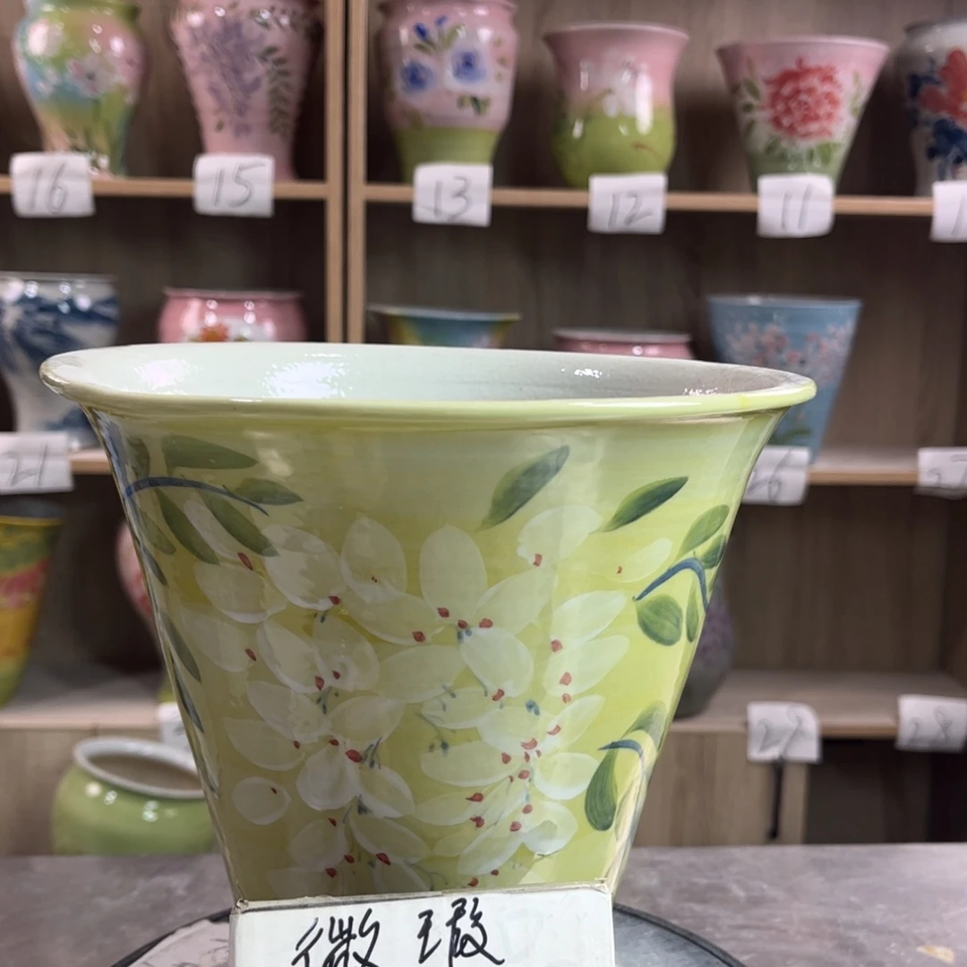 景德镇陶瓷花盆花盆