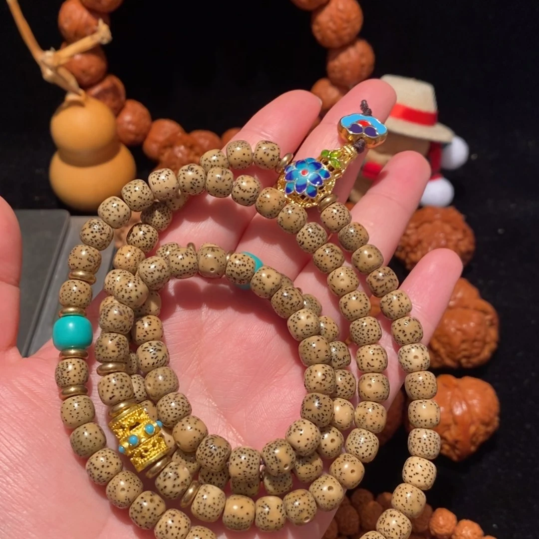 文玩核桃把件拾****r卡8星月108长串222