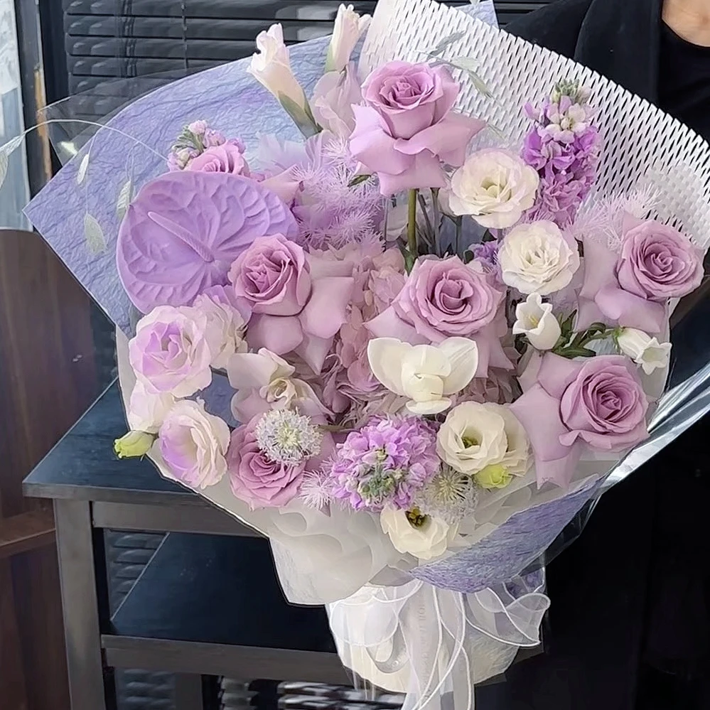 女神节送花-紫色系花束 生日花礼/探望花礼/节日花礼