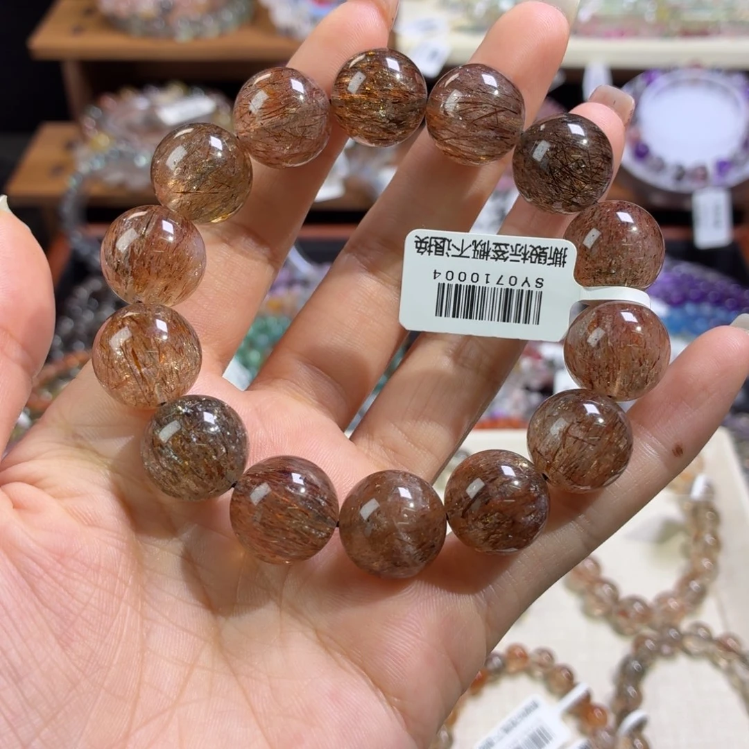 未镶嵌手链水晶黑金超15+