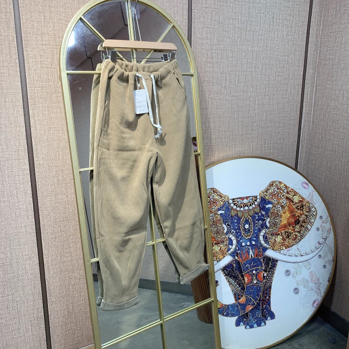 YY018孕妇咖色裤子L90-130 XL140 2XL150
