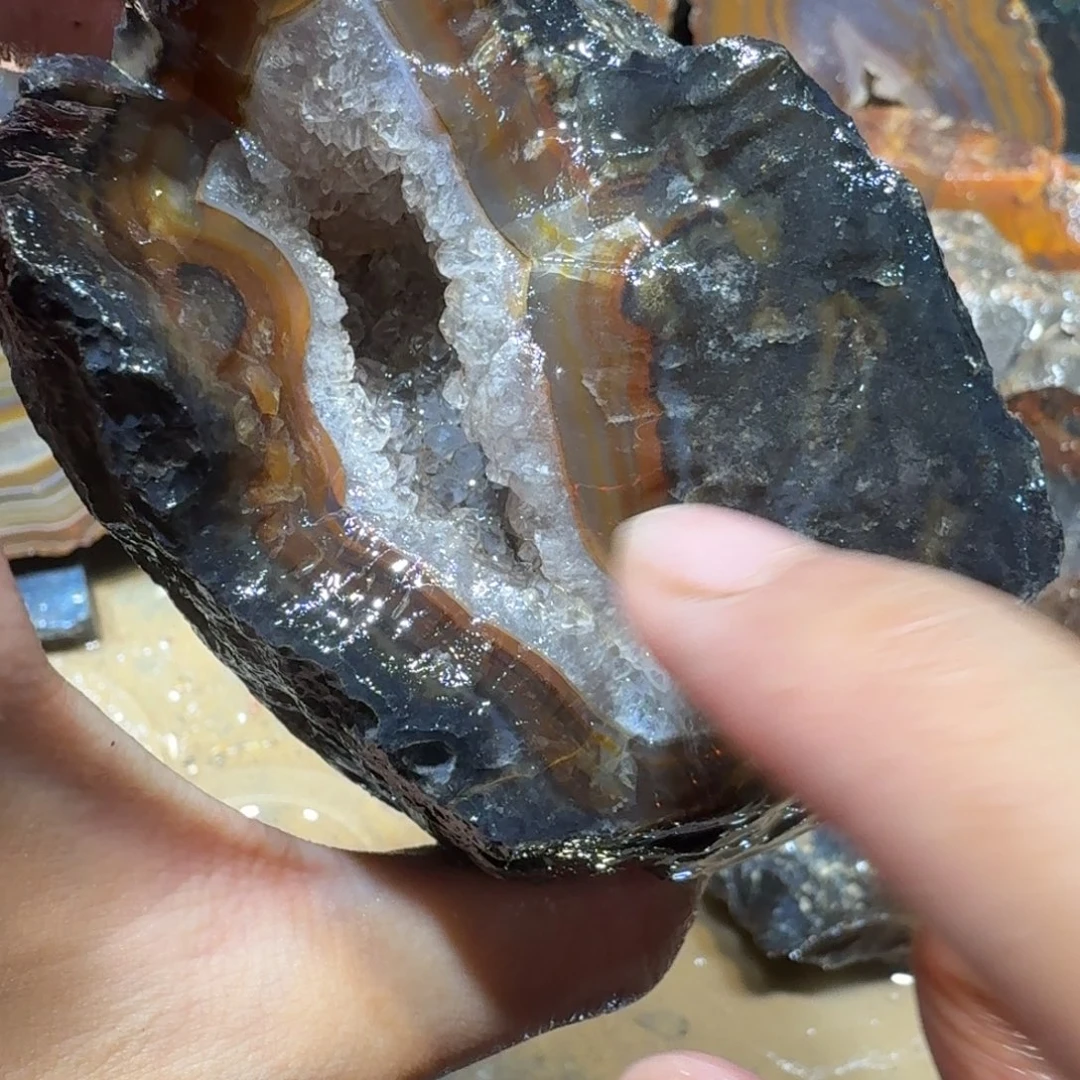 未镶嵌玛瑙/玉髓珠宝半成品