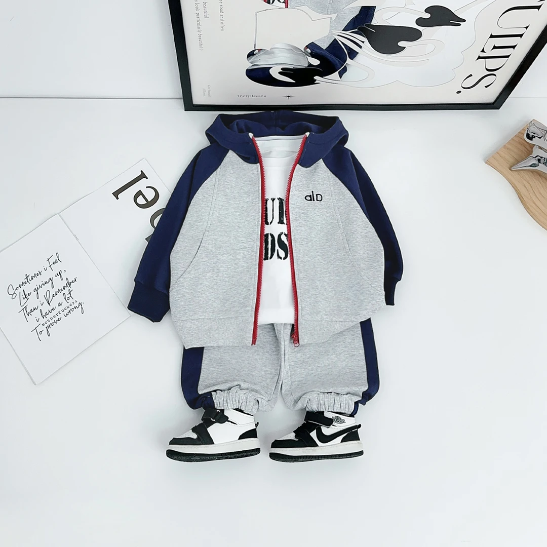 男童套装2025新款秋装儿童秋冬季两件套宝宝 DMC8099