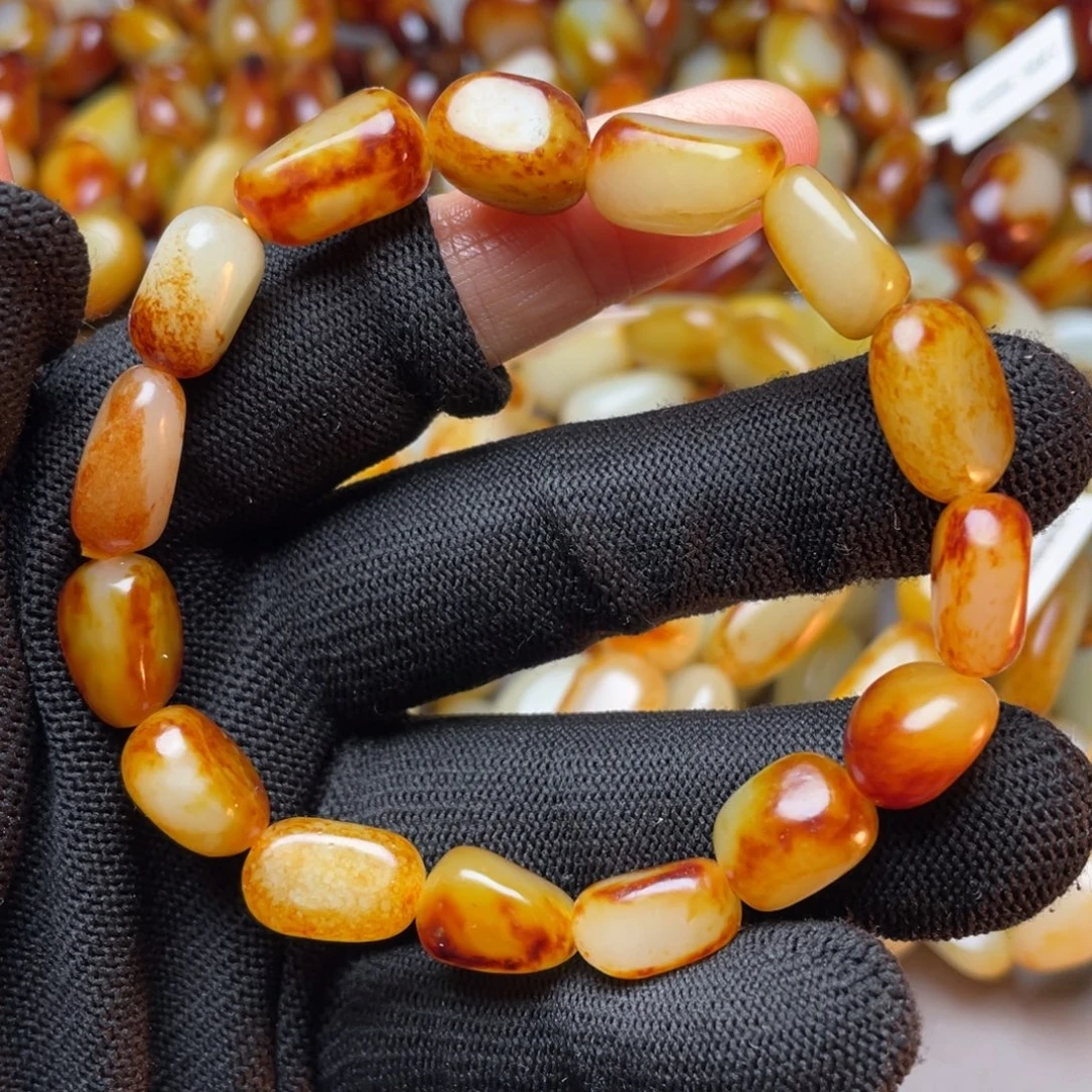 和田玉未镶嵌手链