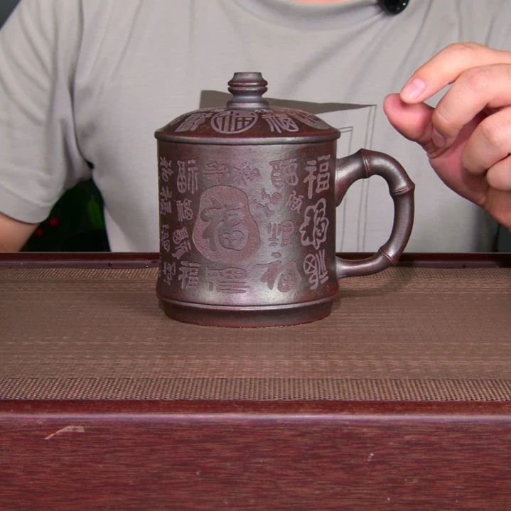 茶杯紫砂高货放漏
