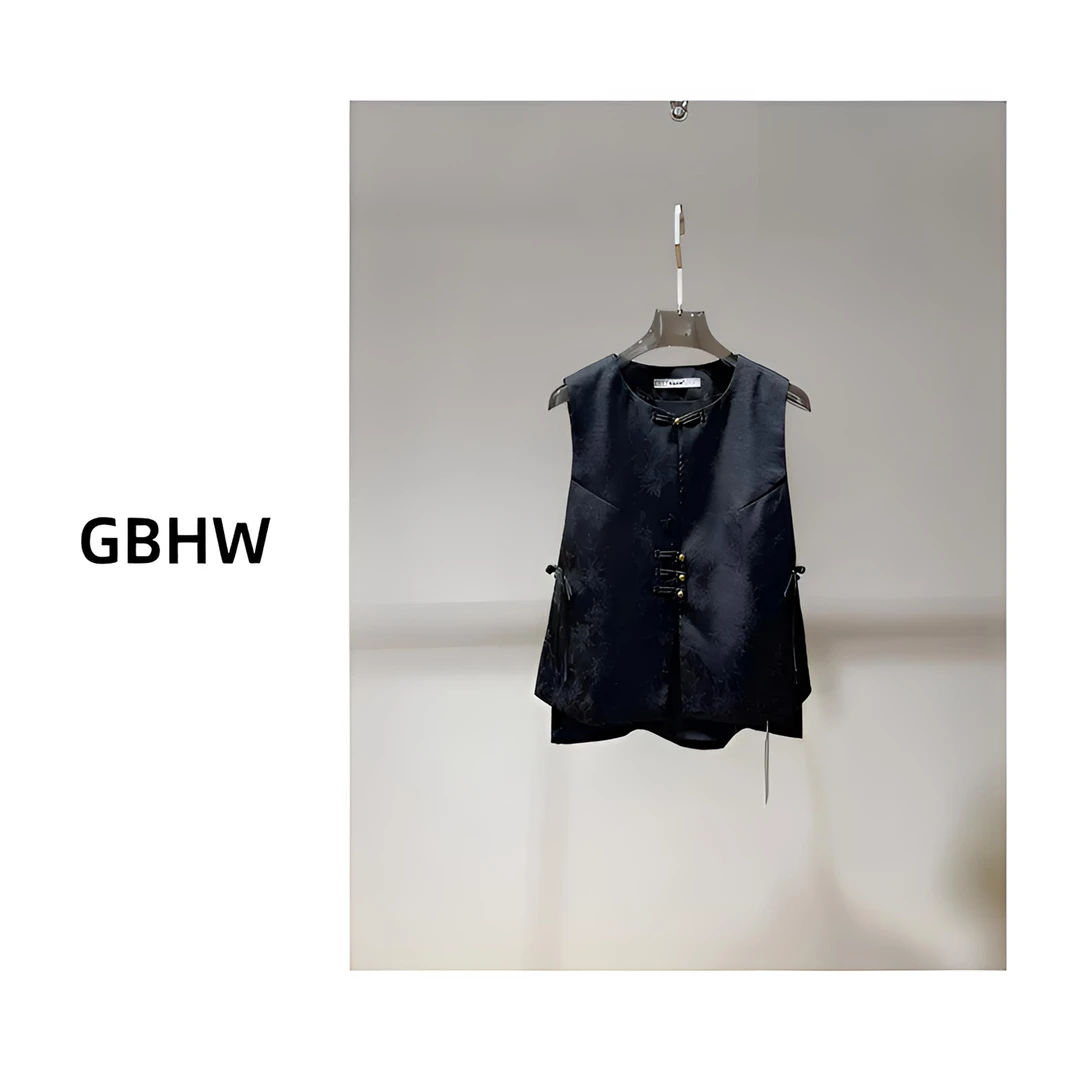 80382 新中式提花马甲 2