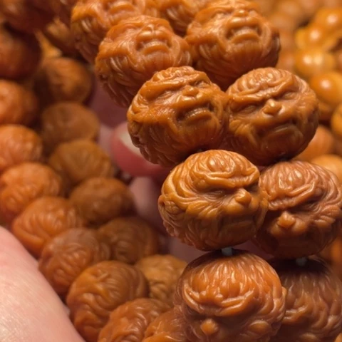 手串猴头核桃失**节舞台手串