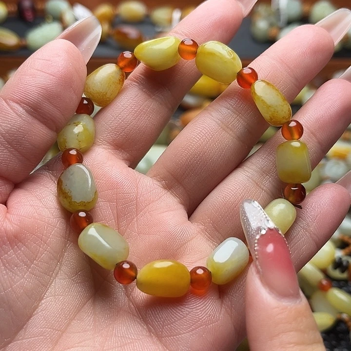 和田玉手链未镶嵌