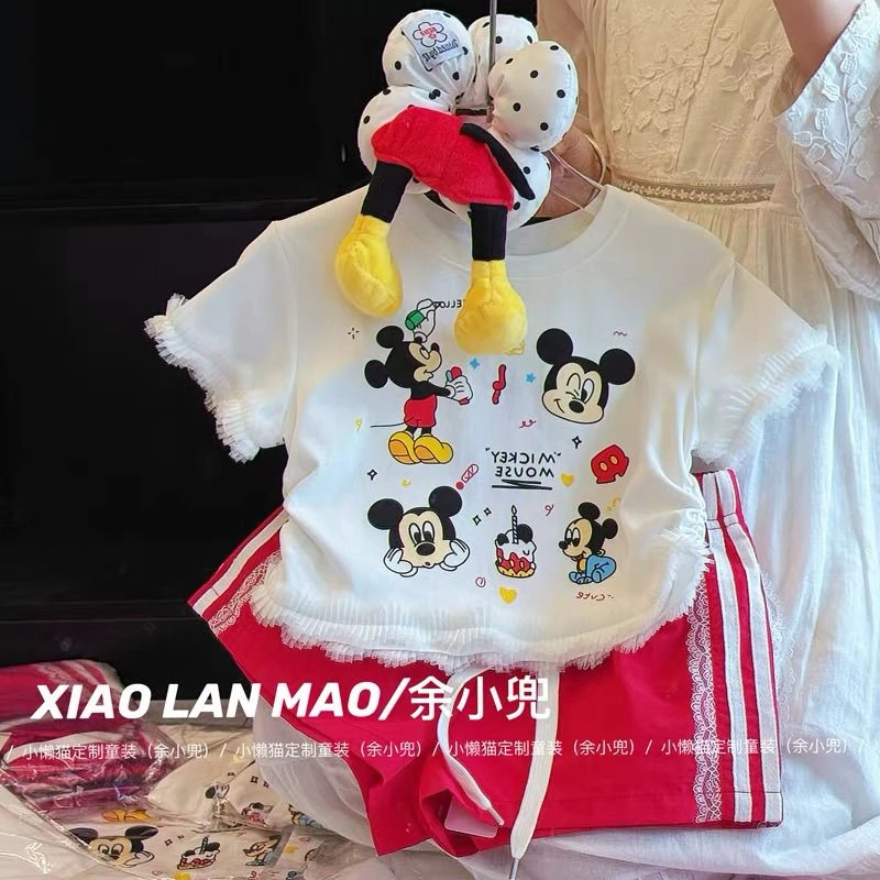 女童夏装套装2025年款衣服儿童休闲小女孩洋气韩范衣服童装