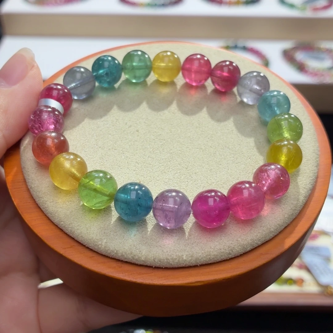 碧玺未镶嵌手串两天看货期
