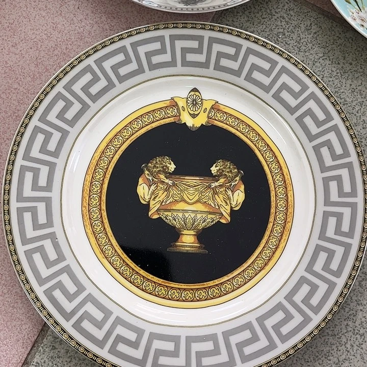 派***大新骨瓷1个7.5寸平盘微瑕