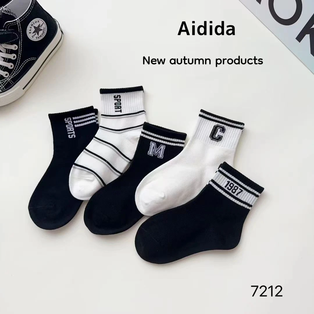 爱嘀嗒春秋款儿童袜子男女童百搭潮袜