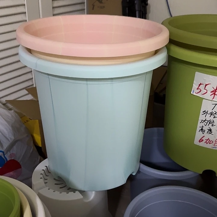 白绿串色7号口径33高33无托6个