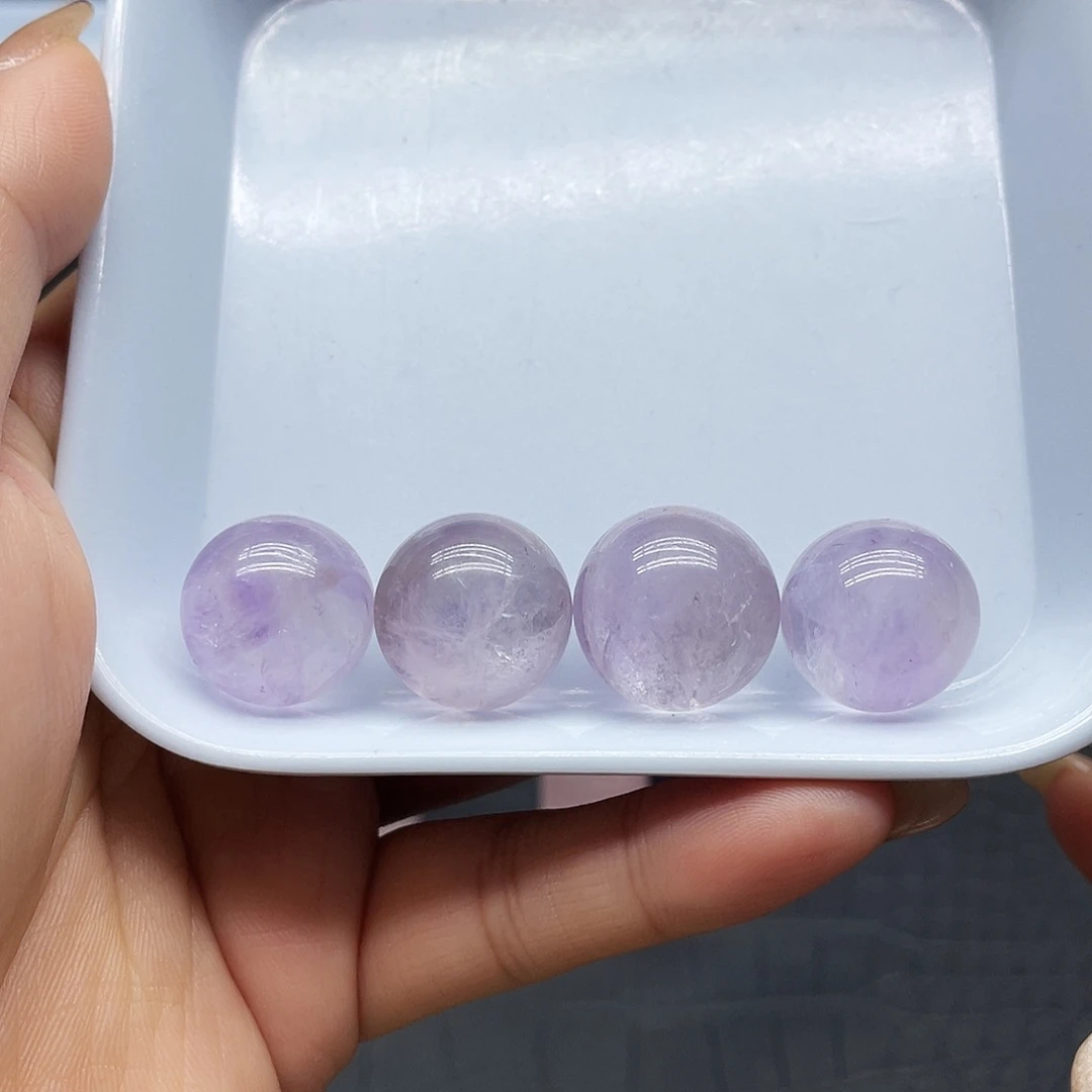 水晶未镶嵌珠宝半成品4紫水晶