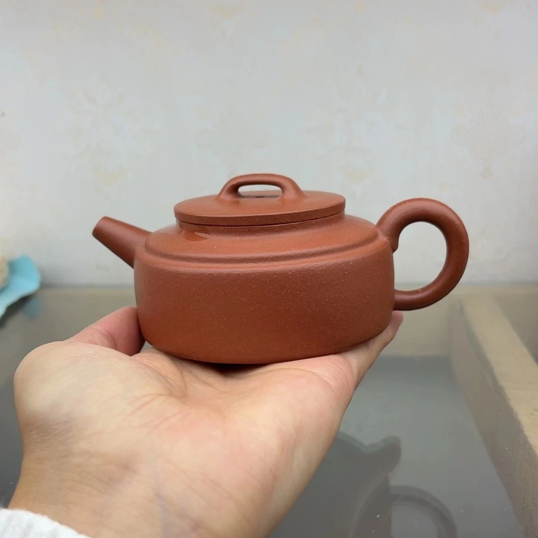 (微微瑕，不退不换)原矿降坡泥，半手工艺，小品壶，容量150cc