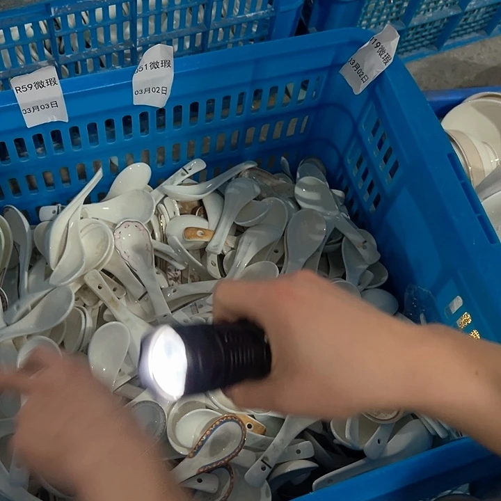 36%以上骨粉骨瓷R59随机花色小勺子10个