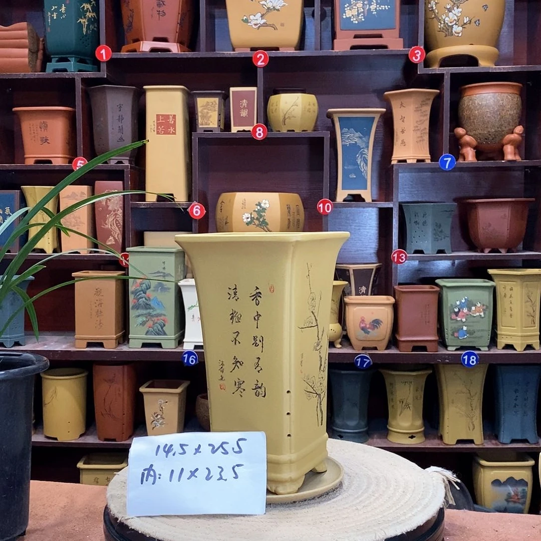 紫砂花盆紫砂花盆