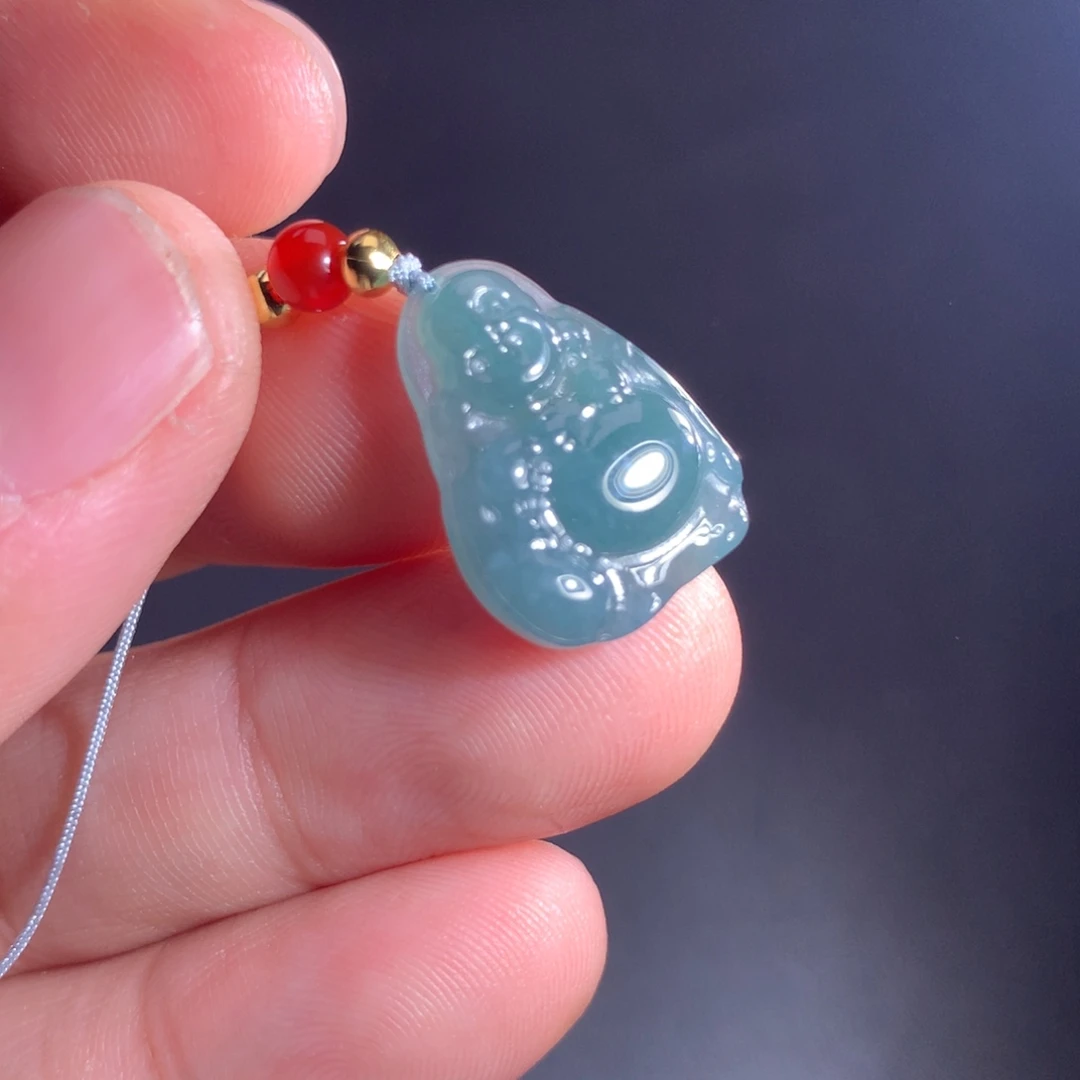 翡翠未镶嵌颈饰天然A货翡翠时尚气质女款吊坠挂坠