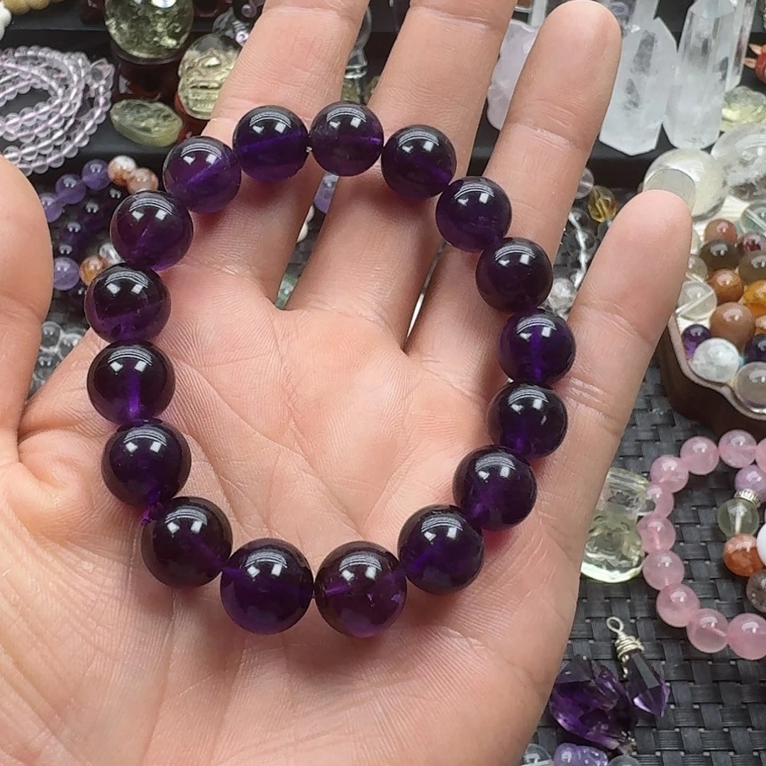 水晶颈饰银S925镶嵌