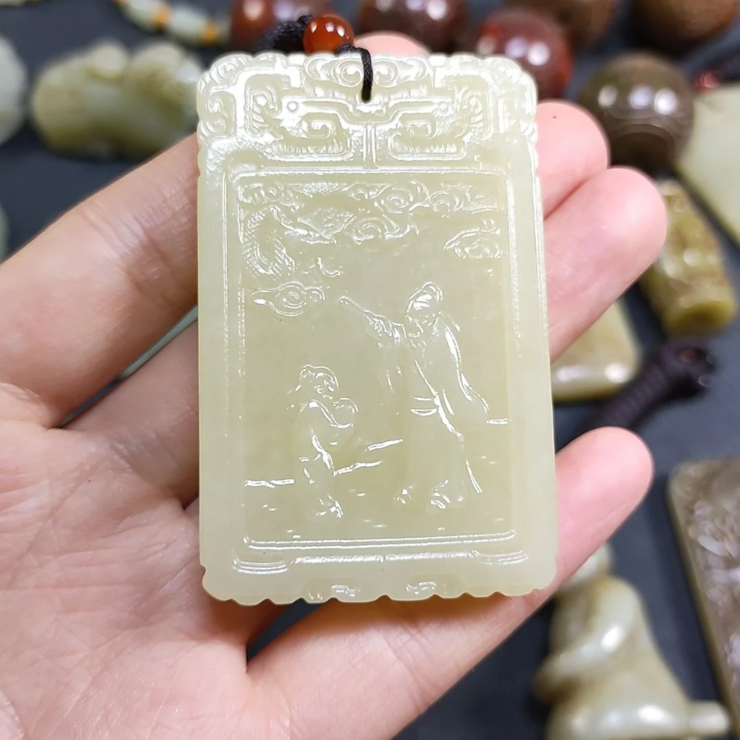 和田玉颈饰未镶嵌