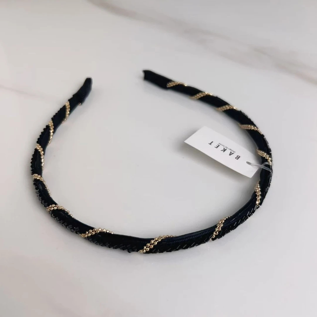 MY SISTERS韩国东大门链条编织麻花发箍S020914