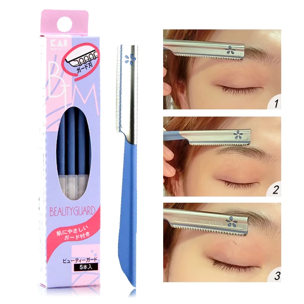 日本修眉刀5支/盒初学者刮眉刀