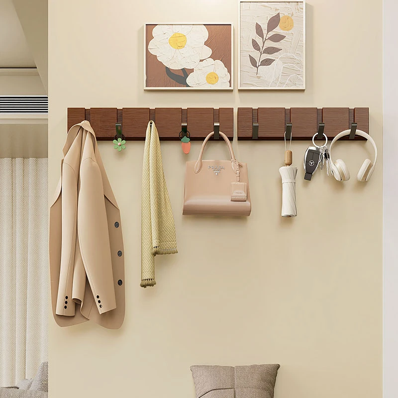 创意墙壁挂衣架北欧墙上衣帽架门口玄关钥匙装饰挂钩钢琴键挂衣架