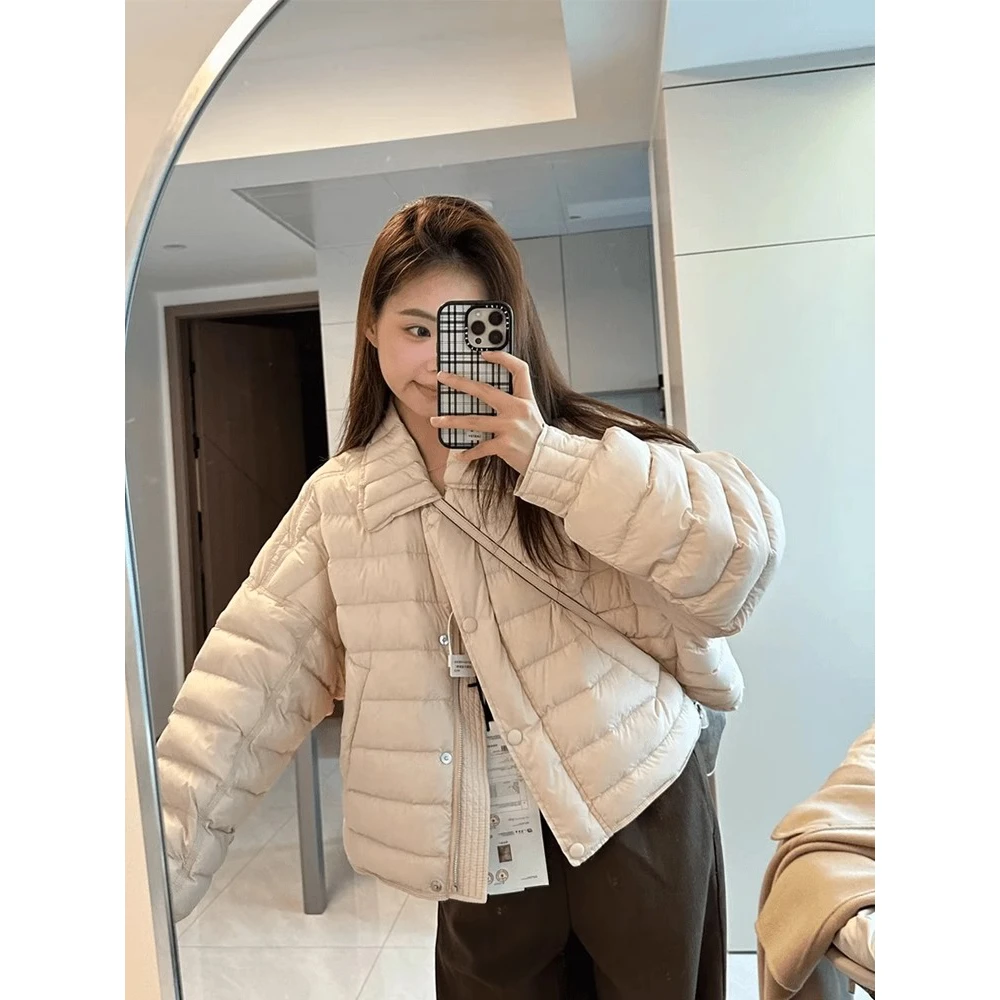 轻薄棉服2025百搭小个子棉衣冬季短款显瘦加厚外套冬季穿搭韩版