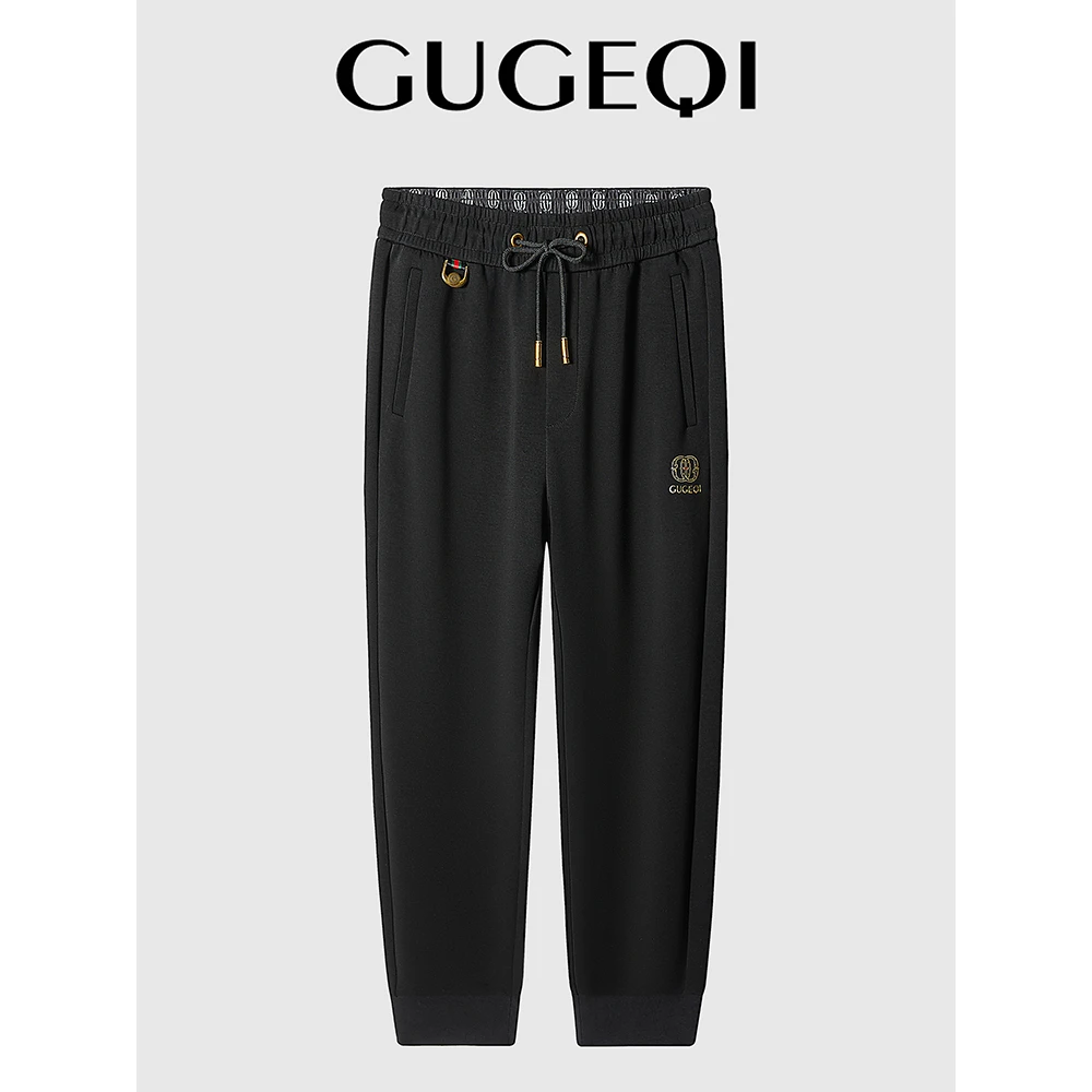 GUGEQI古哥奇轻奢百搭时尚休闲裤运动裤8712