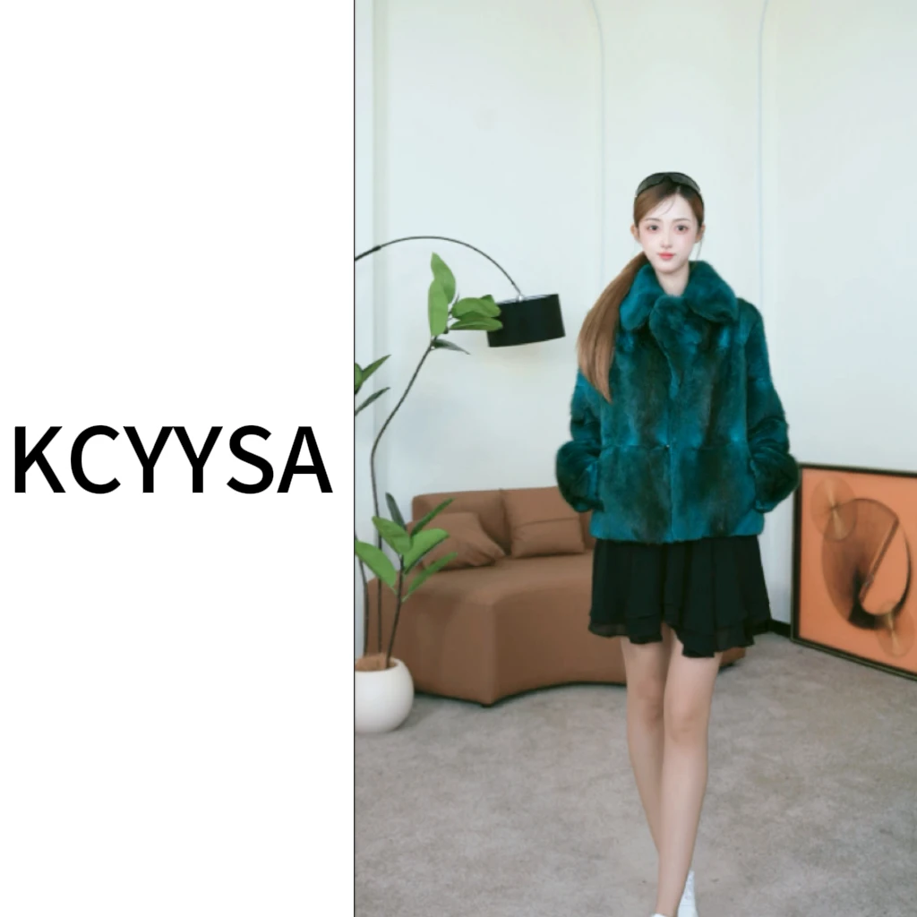 KCYYSA2026新款设计师轻奢气质冬季保暖短款皮毛YYQ3BB66008