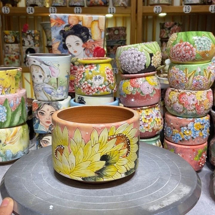 景德镇艺术手绘作品