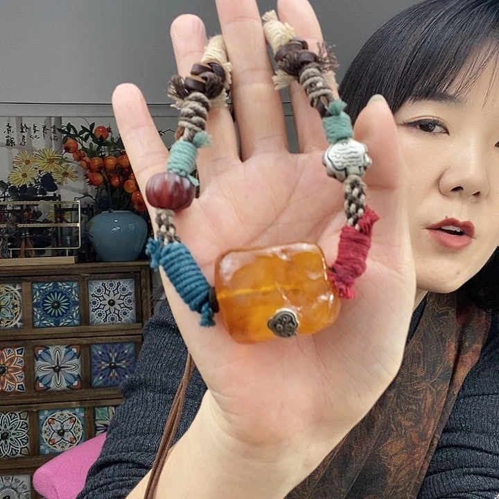 蜜蜡项链未镶嵌项链