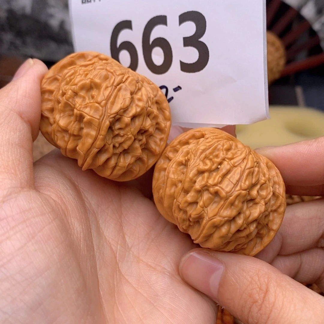 文玩核桃把件663号42棉mo pan