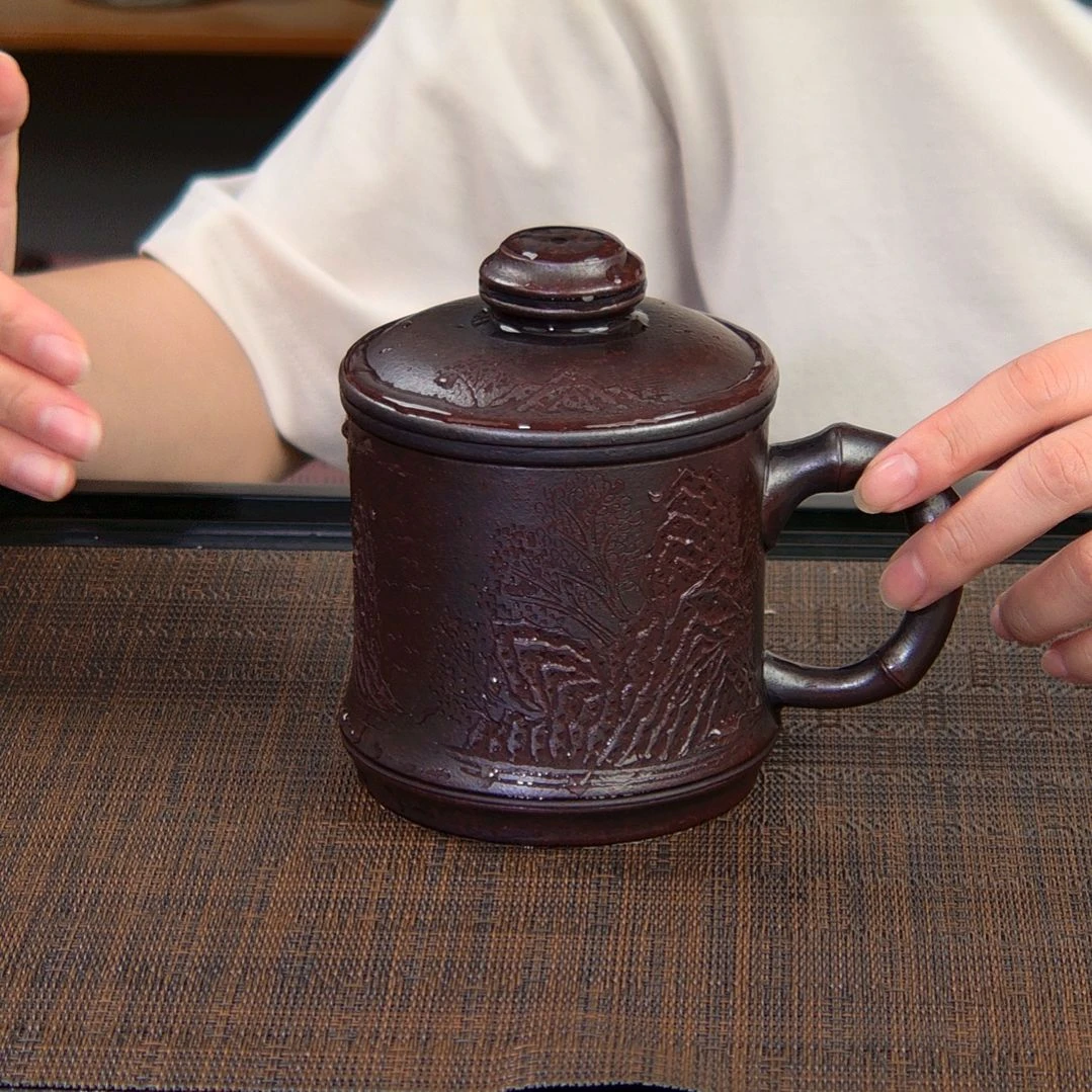 茶杯紫砂高货放漏