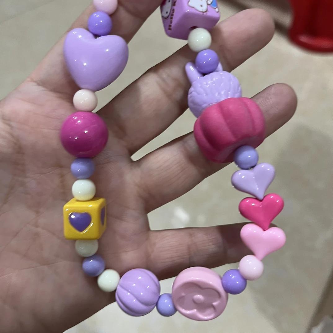 F126紫色小兔子手机链