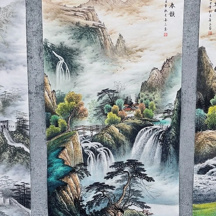 国画王**型绘画作品黄喜三画芯
