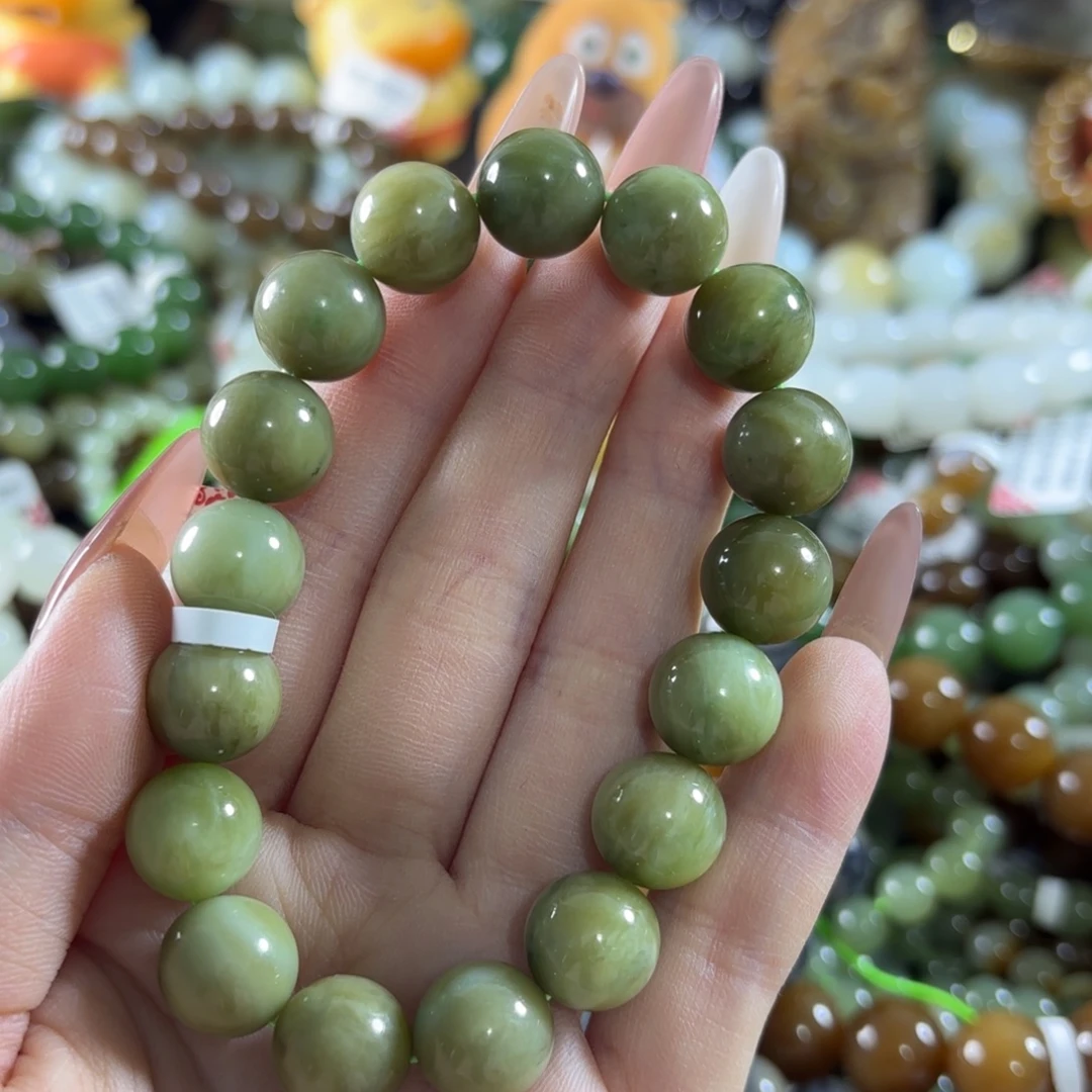 和田玉未镶嵌手链97