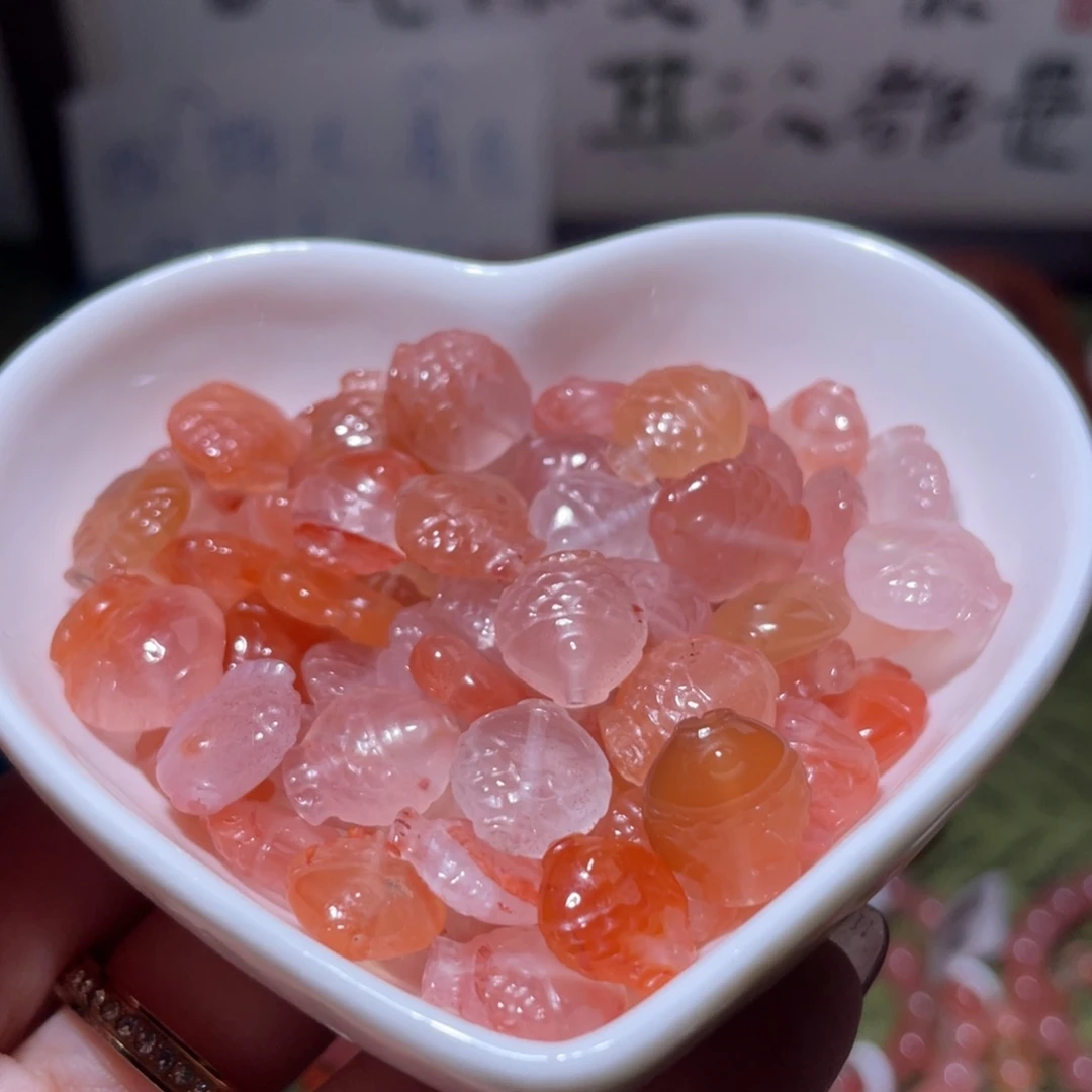 南红玛瑙未镶嵌挂件11137