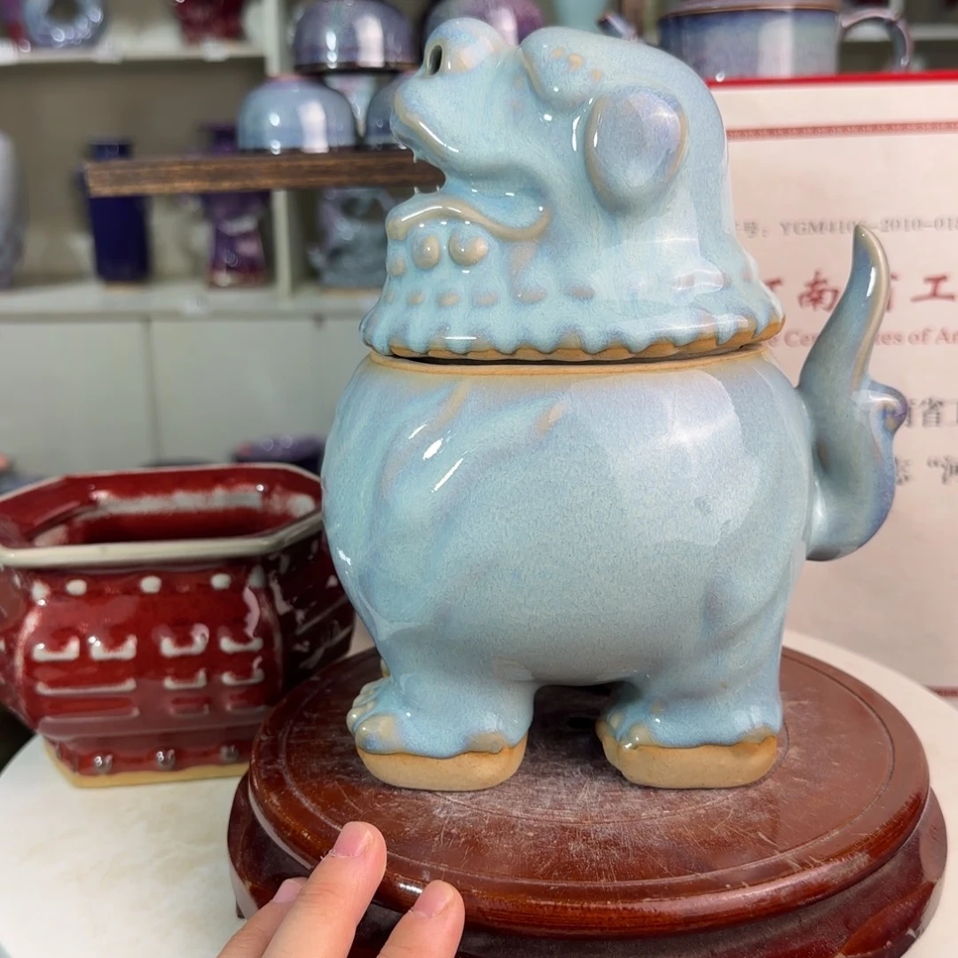 摆件郑家钧窑摆件